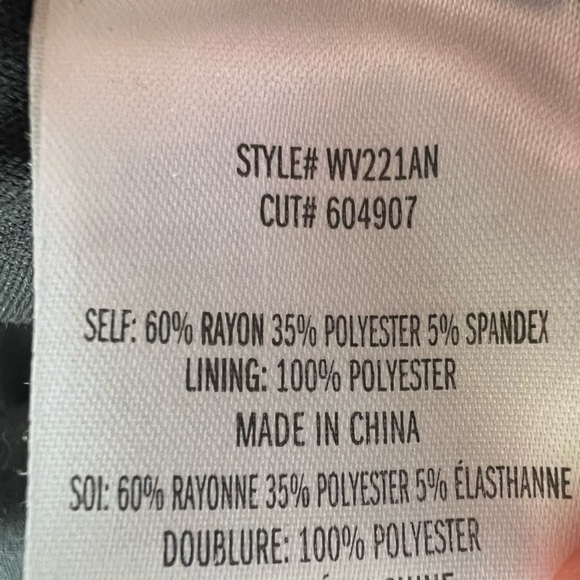 Eva Franco dress black white stripes sz 2 XS WY221AN  office business - Picture 9 of 11